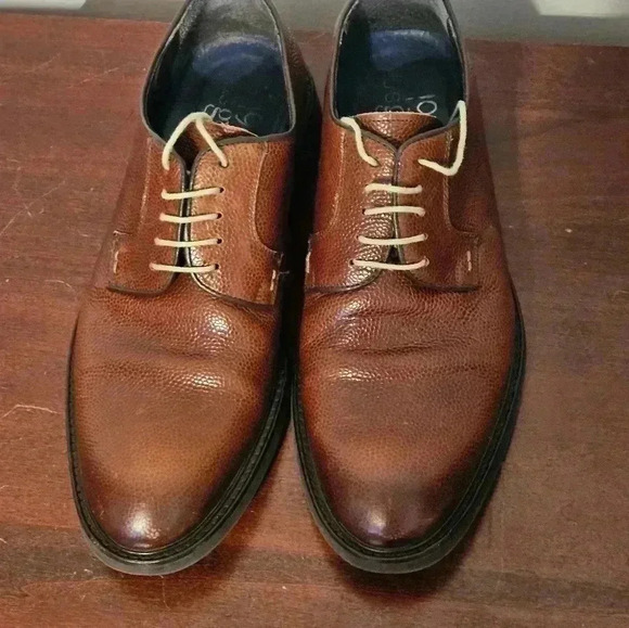 LUIS GONZALO 1966 COMFORT LIGHT LEATHER SHOES SIZE 40 EUC main image 5